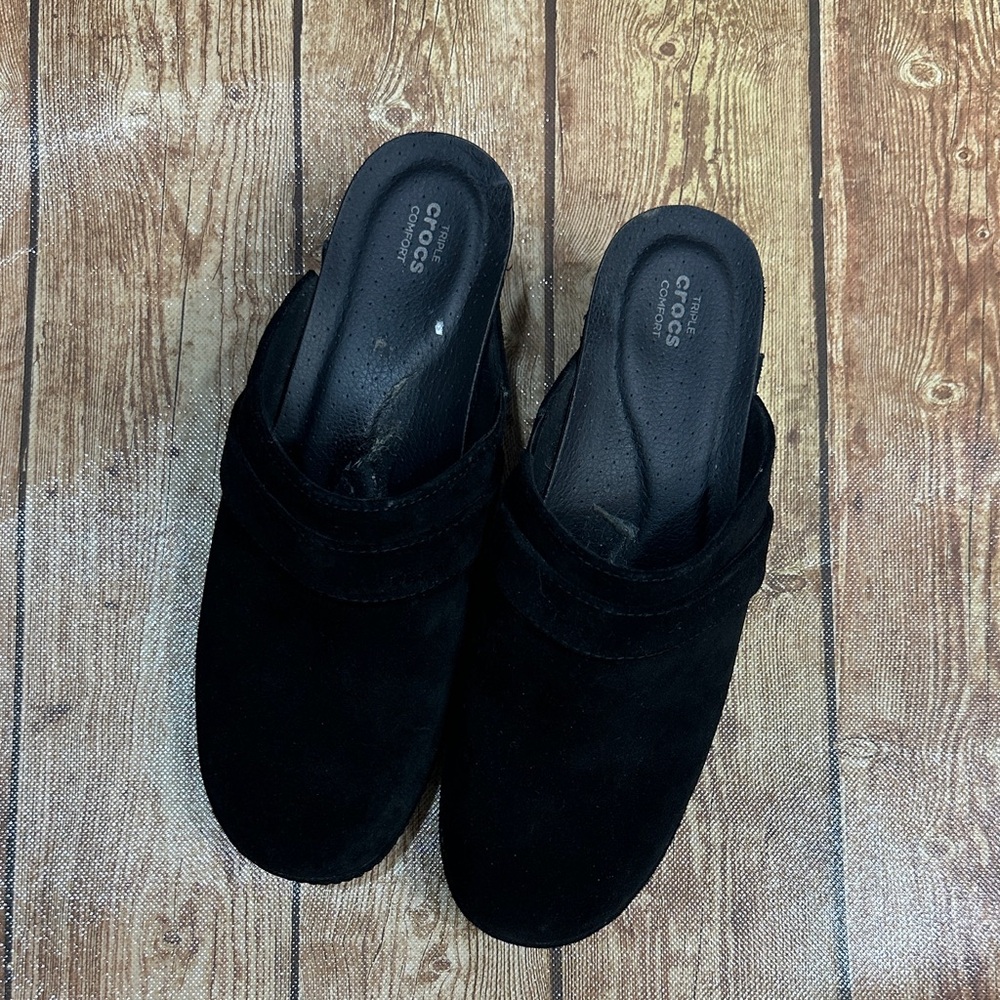 CROCS Women's Black Mules